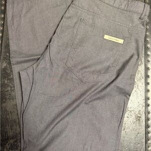 Calvin Klein Men's Gray Chinos